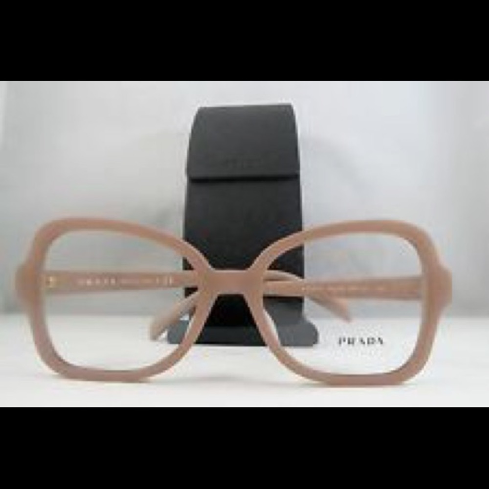 PRADA 25 sv matte pink glasses.